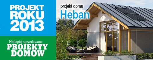 Projekt domu Heban projektem roku 2013